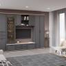 Гостиная Карина-21 с фасадом Серый Оникс